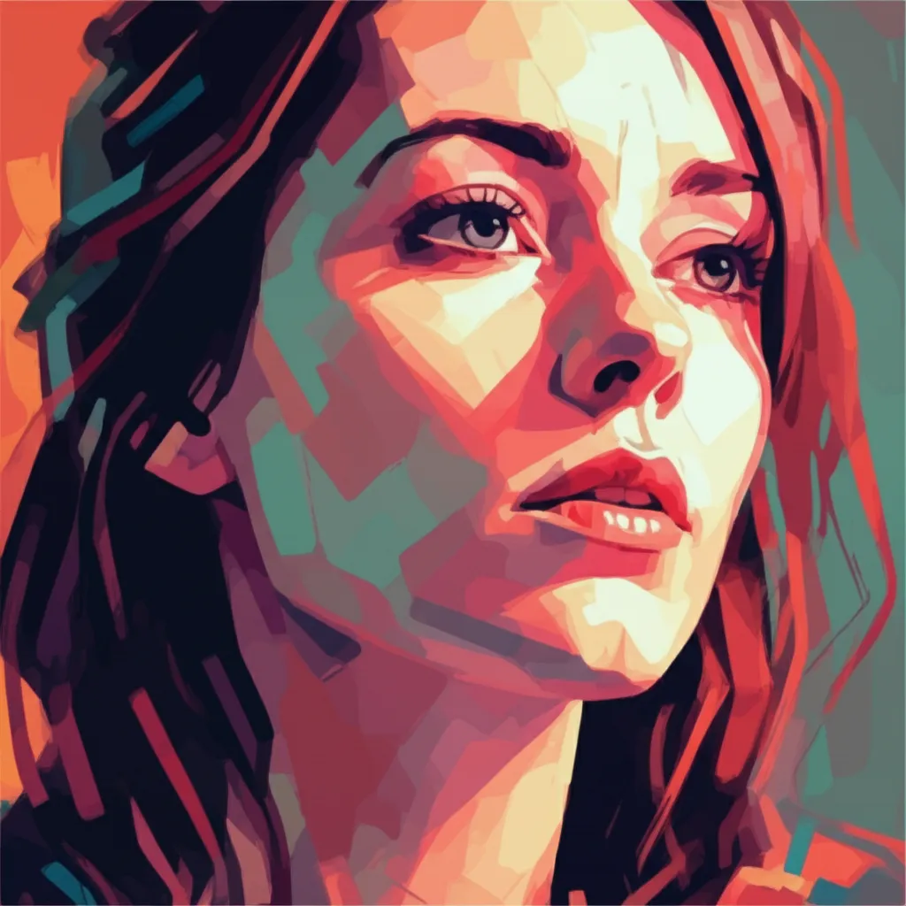 Artistic portrait of Claire Rushbrook