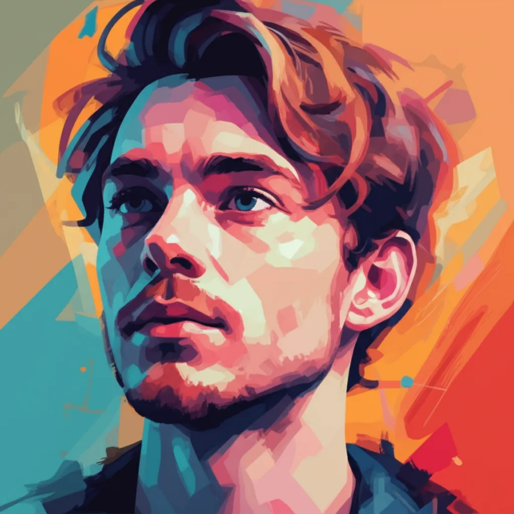 Artistic portrait of Max Goddard