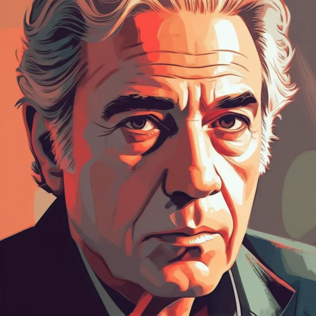 Artistic portrait of Leo Rossi