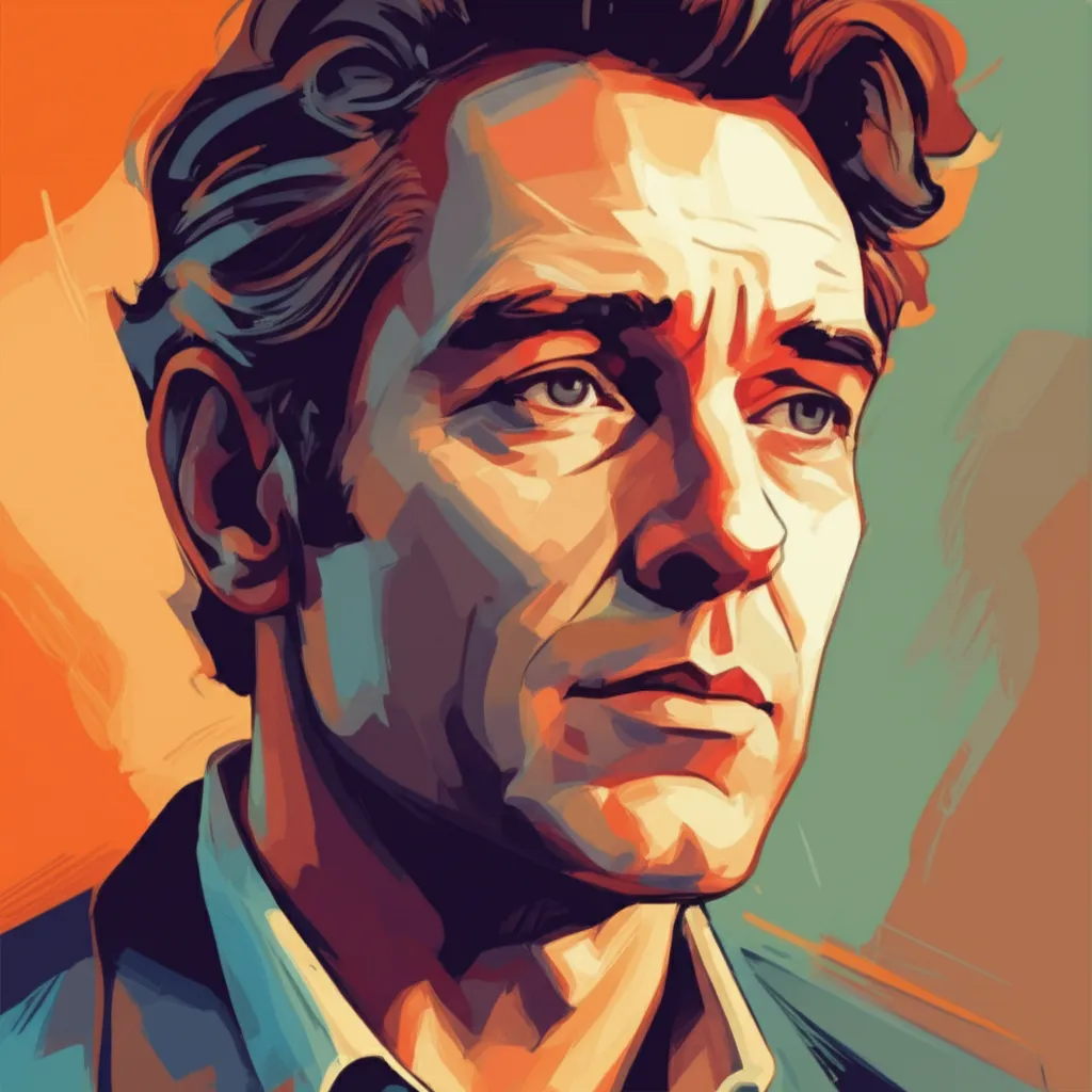 Artistic portrait of Frank Moore