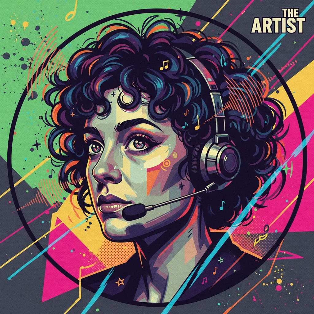 Artistic portrait of Kate Micucci