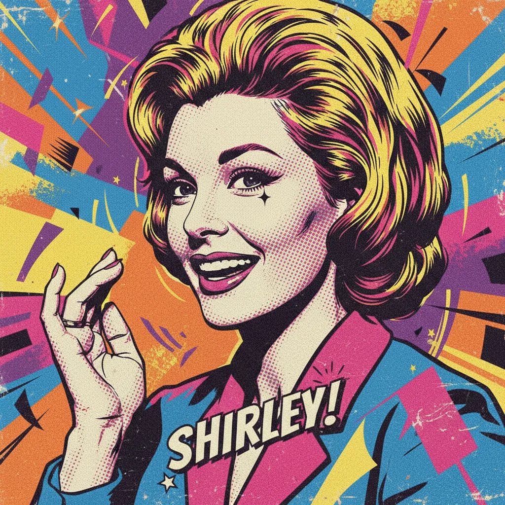 Artistic portrait of Shirley Jones