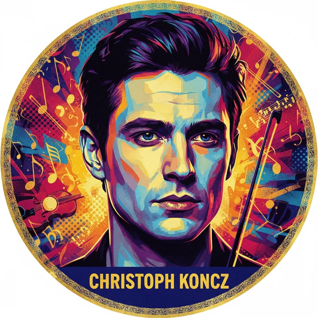 Artistic portrait of Christoph Koncz