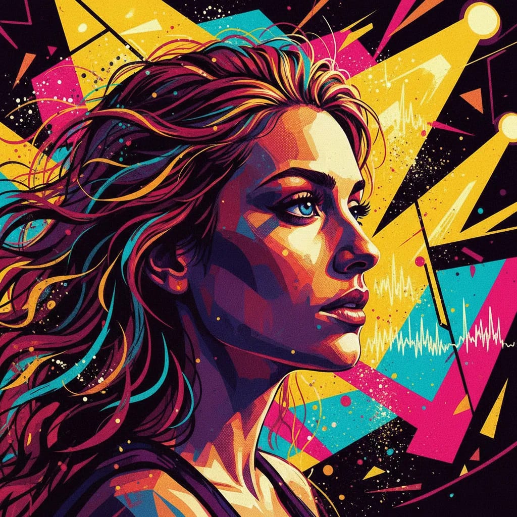 Artistic portrait of Laura Boujenah