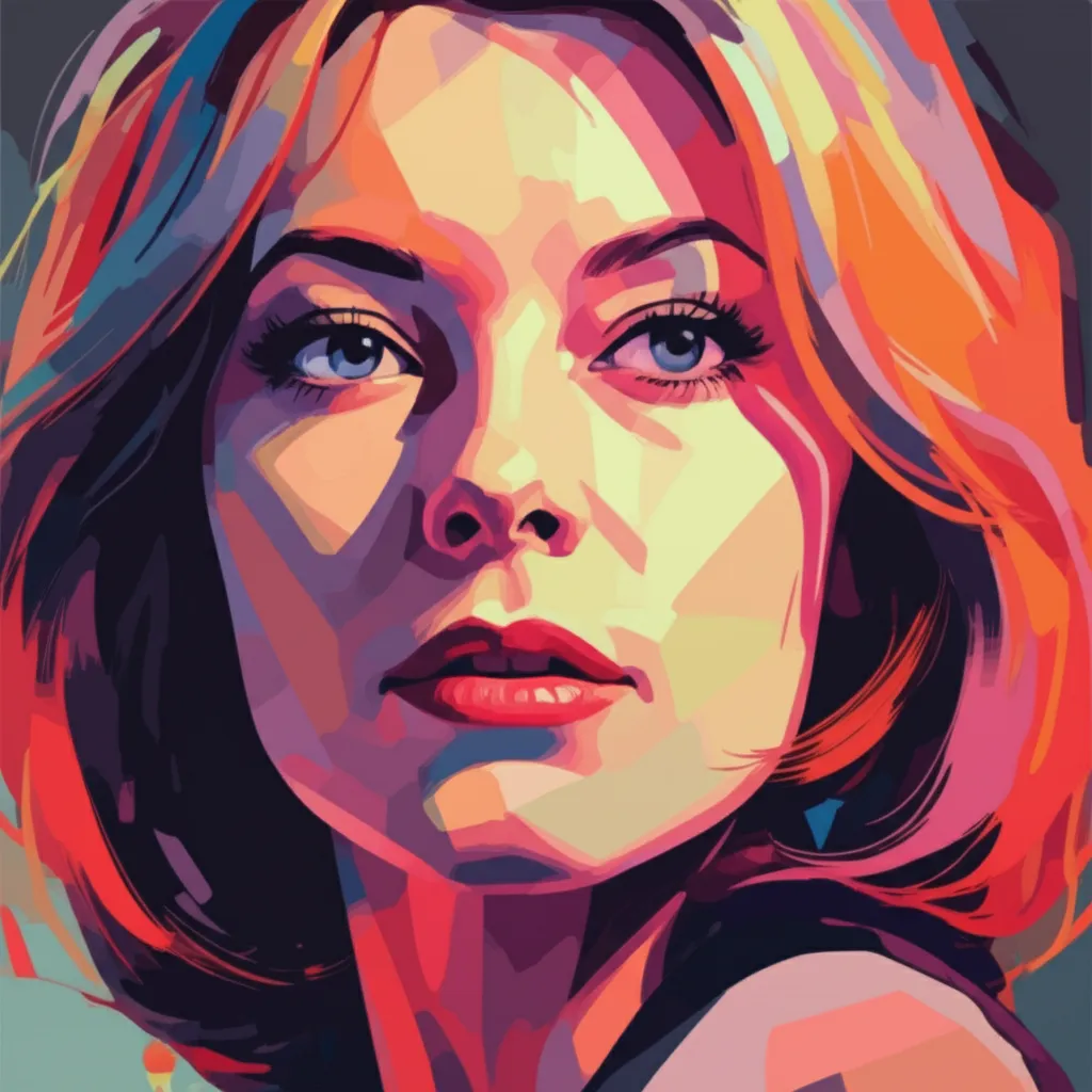 Artistic portrait of Sue Lloyd