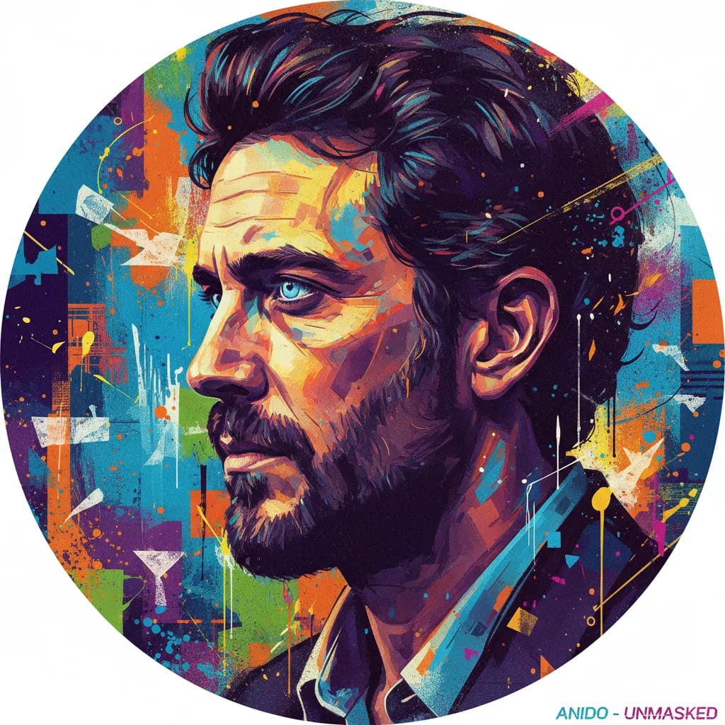 Artistic portrait of Diego Anido