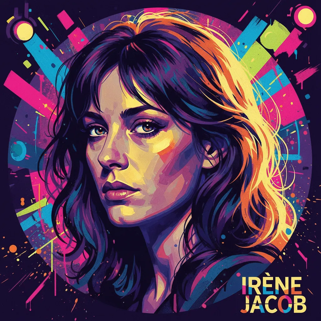 Artistic portrait of Irène Jacob