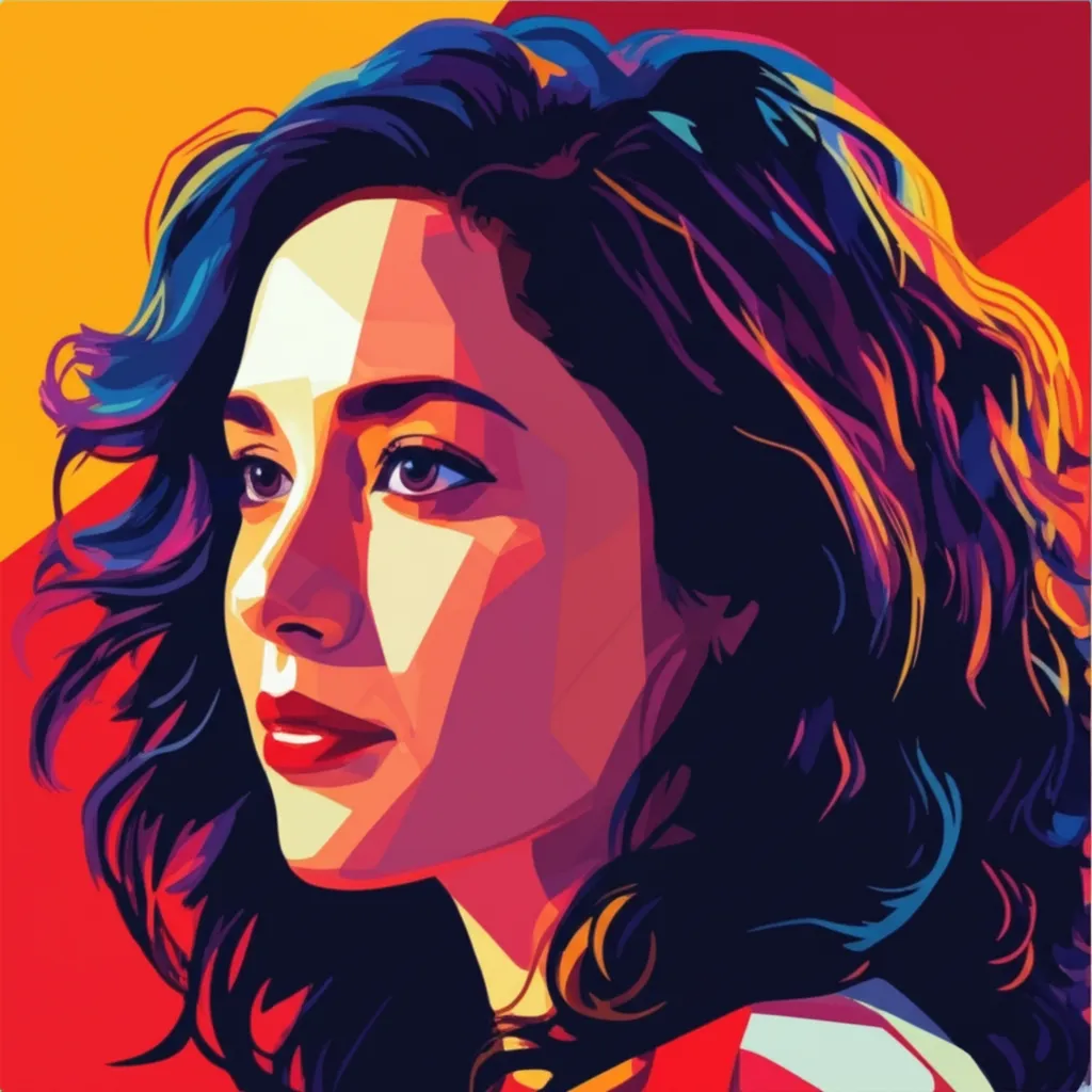 Artistic portrait of Samia Kerbash