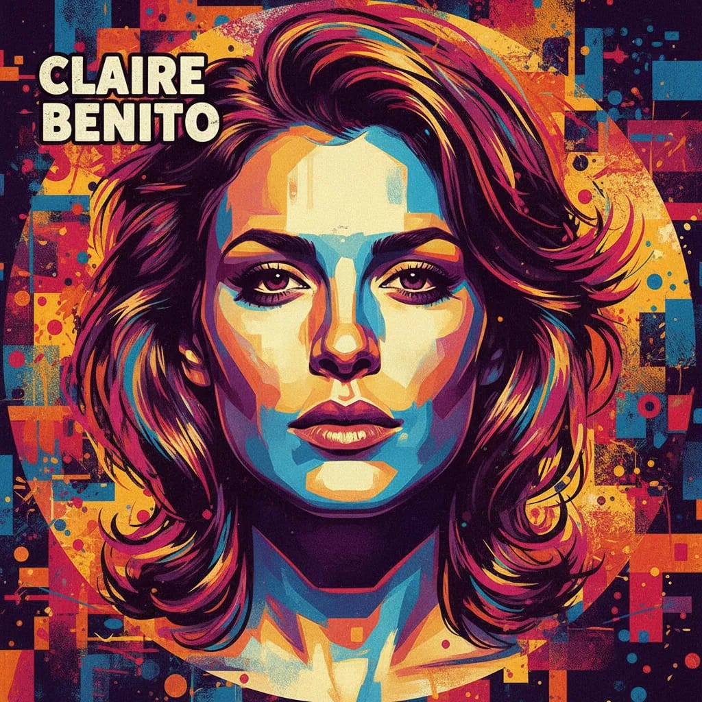 Artistic portrait of Claire Benito