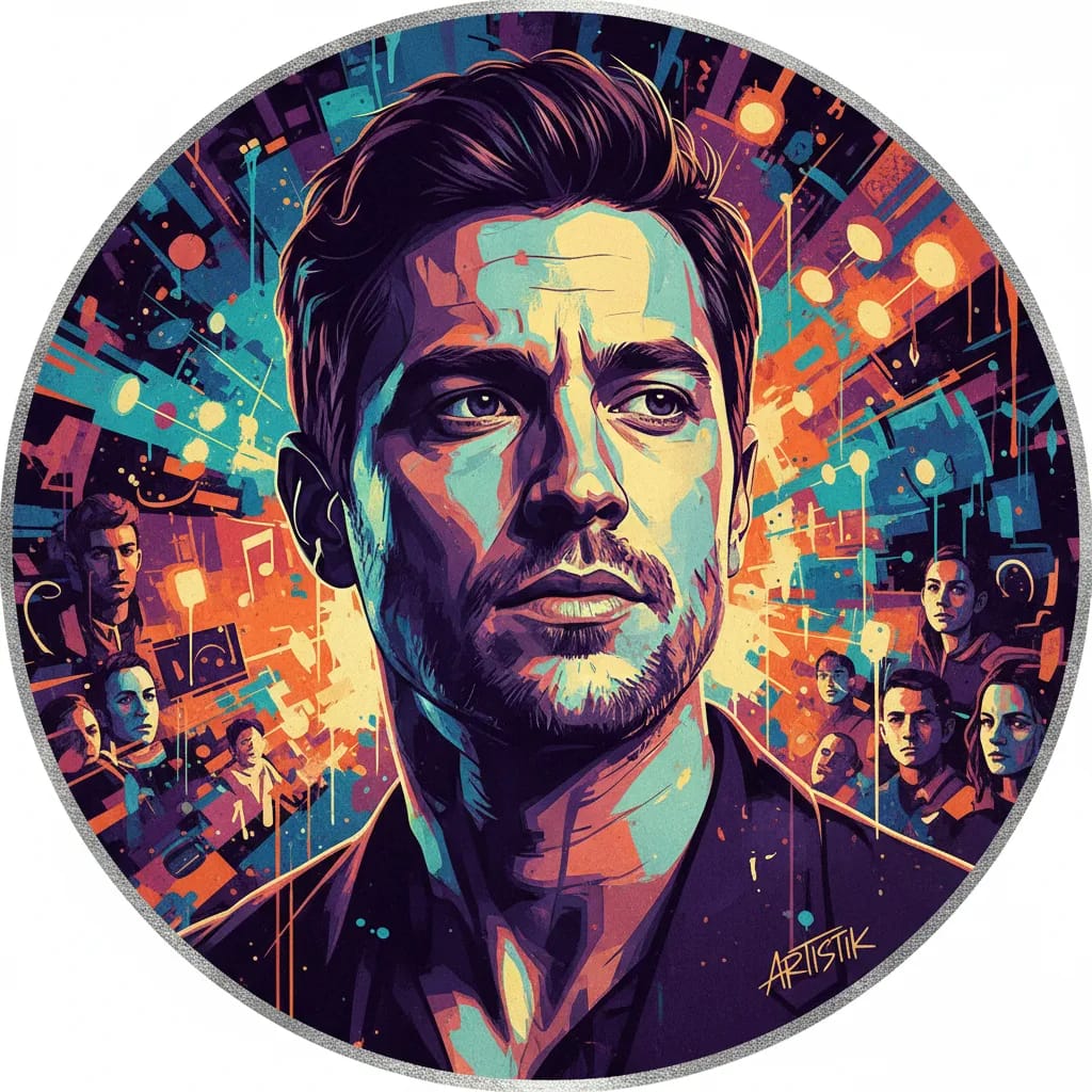 Artistic portrait of Noah Bean