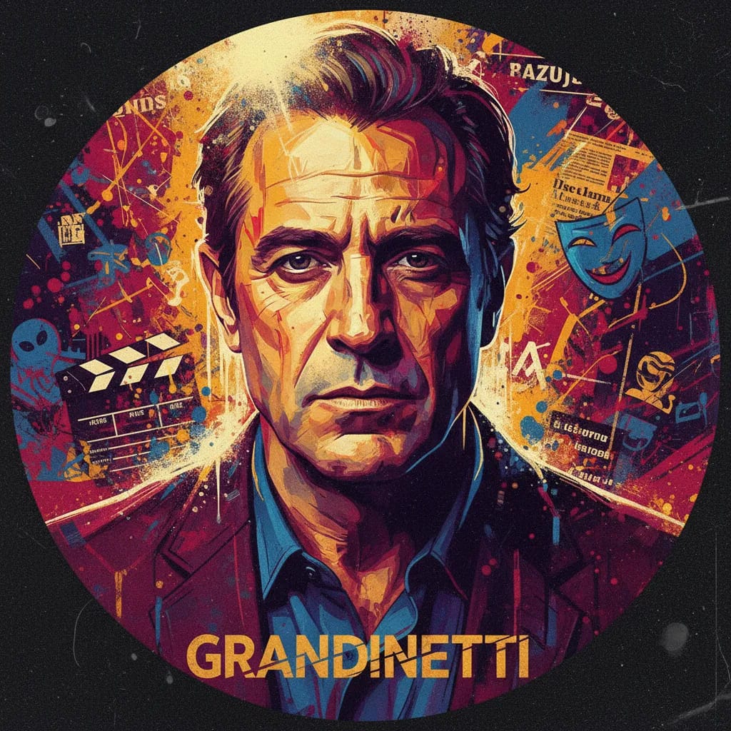 Artistic portrait of Darío Grandinetti