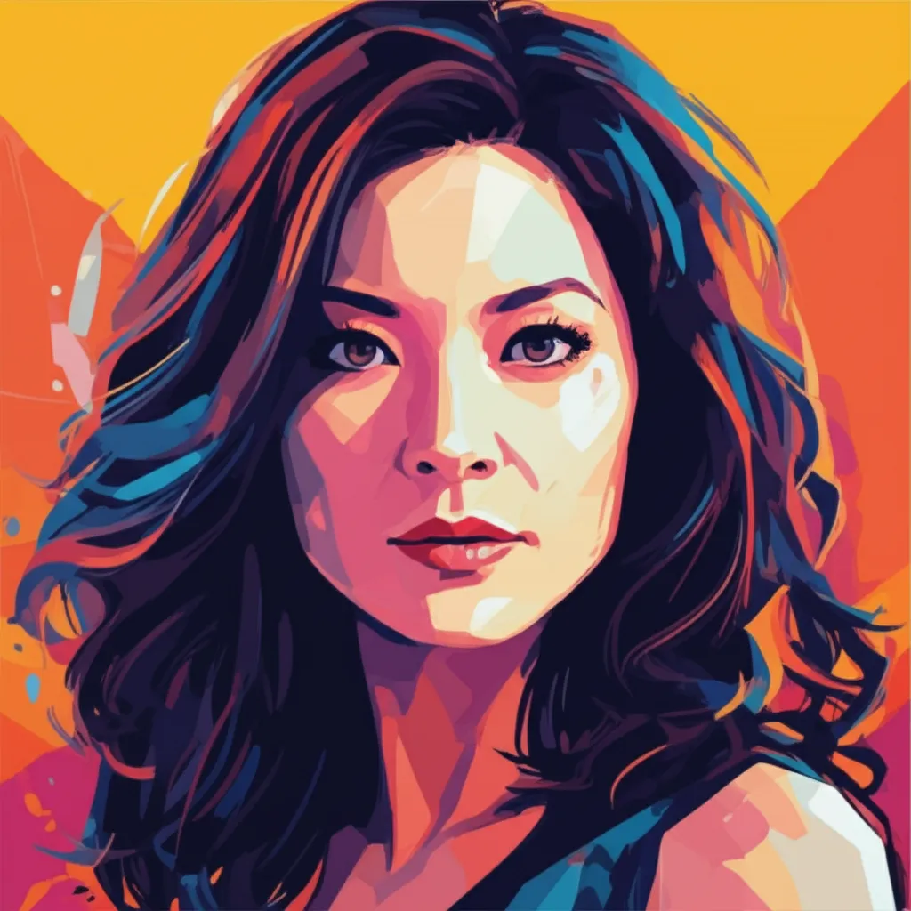 Artistic portrait of Ming-Na Wen