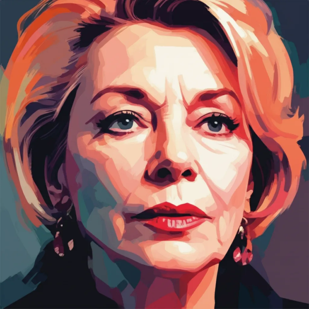 Artistic portrait of Gena Rowlands