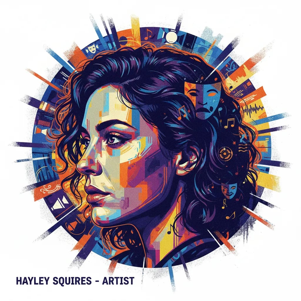 Artistic portrait of Hayley Squires