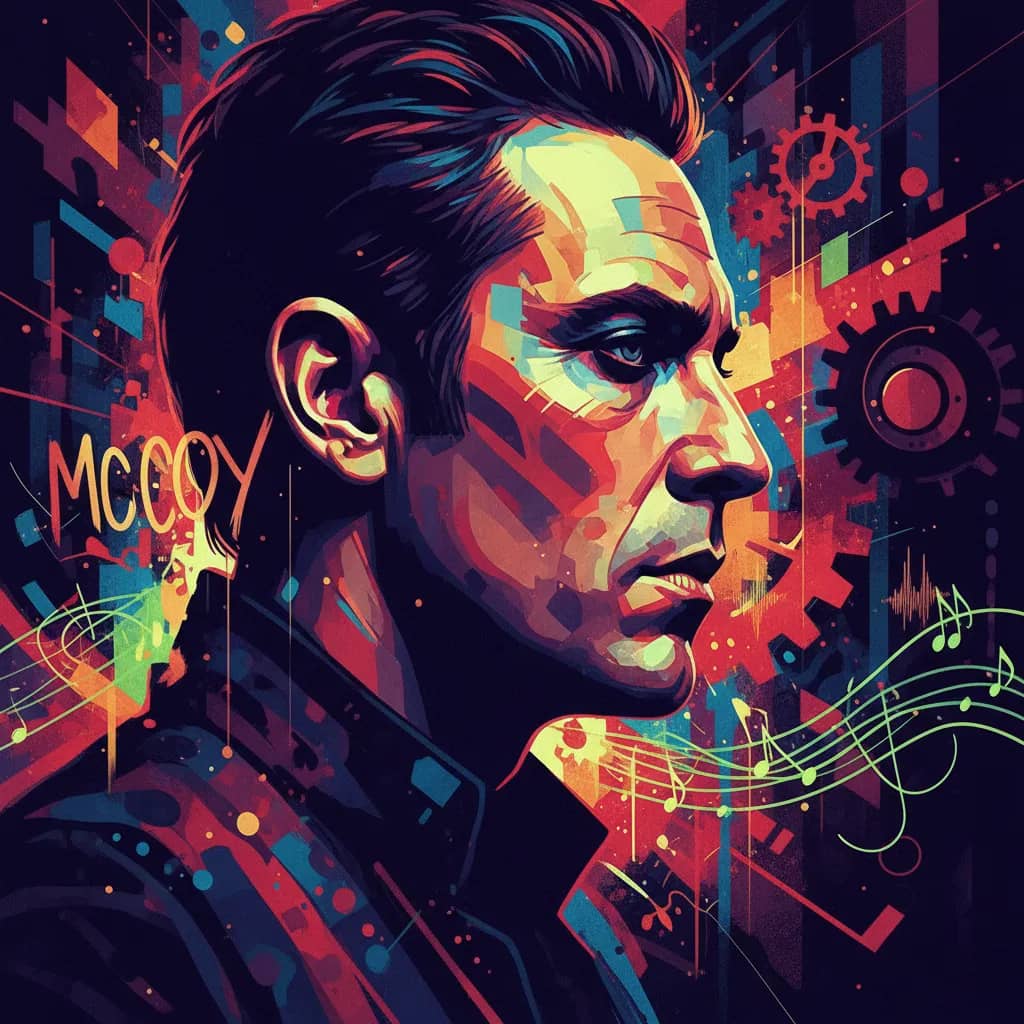 Portrait of Carl McCoy