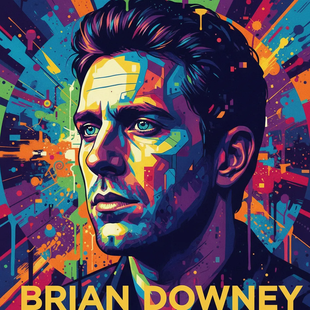 Artistic portrait of Brian Downey