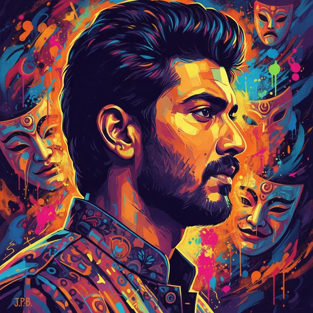 Artistic portrait of Jagadeesh Prathap Bandari