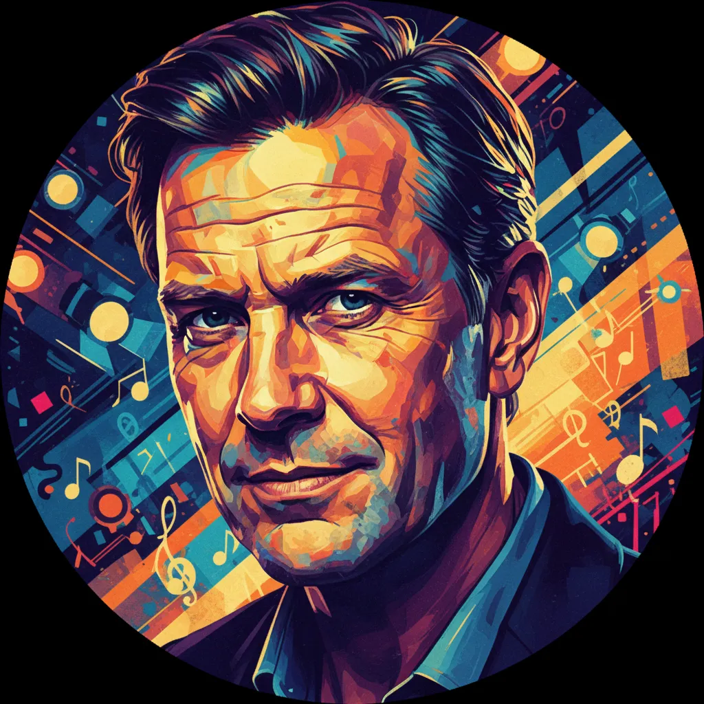 Artistic portrait of Henrik Mestad