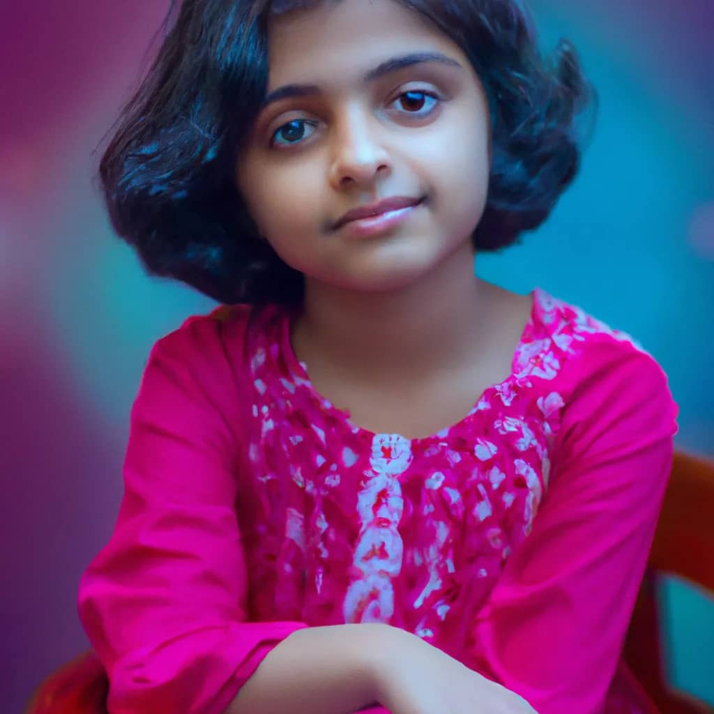 Portrait of Baby Nainika
