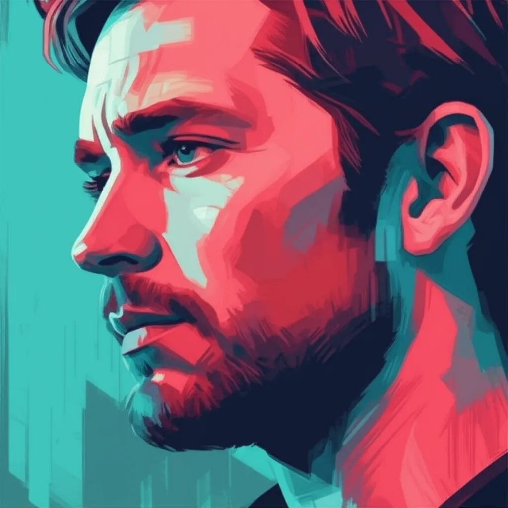 Artistic portrait of Michael Dorman