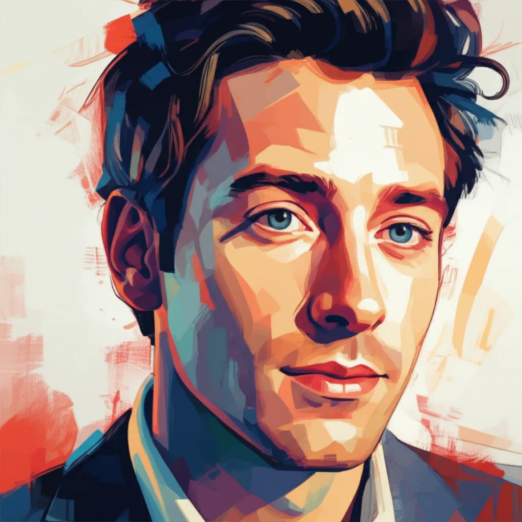 Artistic portrait of Erich Bergen