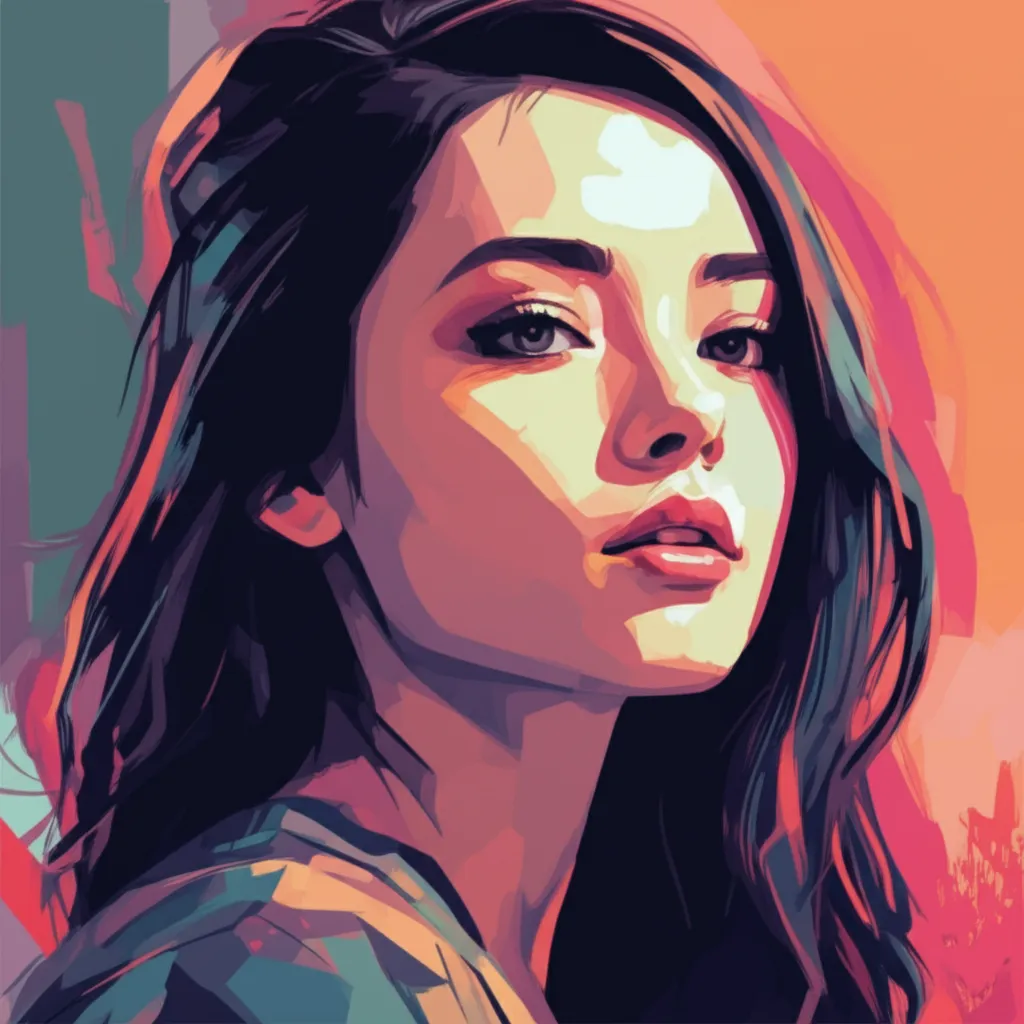 Artistic portrait of Anna Cathcart
