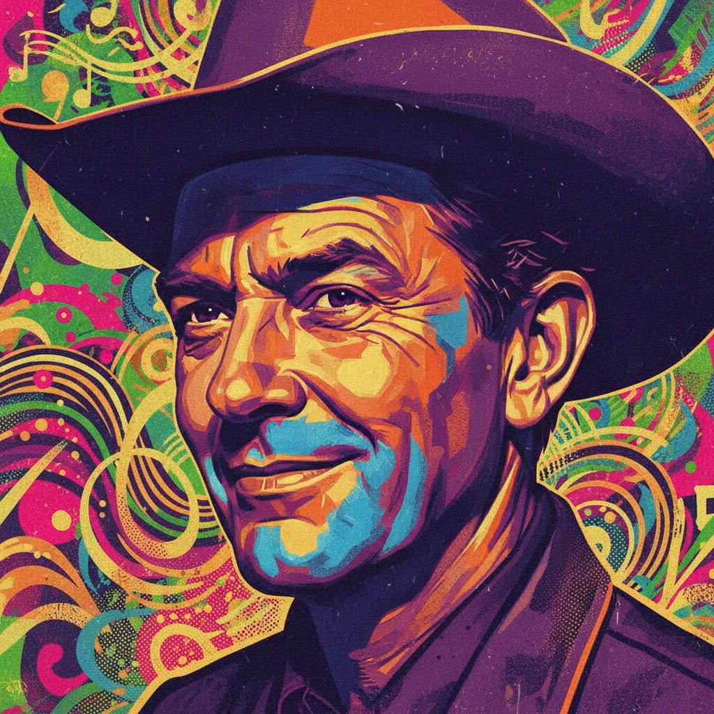 Artistic portrait of Sheb Wooley