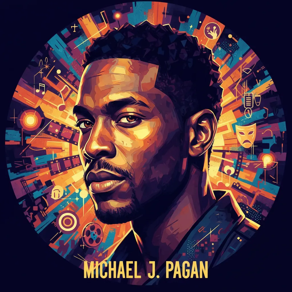 Artistic portrait of Michael J. Pagan