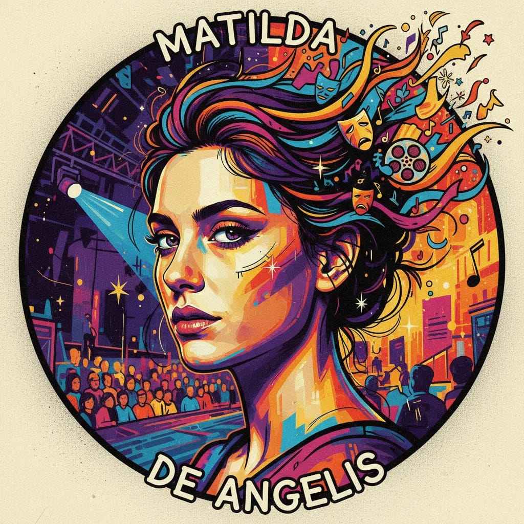 Artistic portrait of Matilda De Angelis