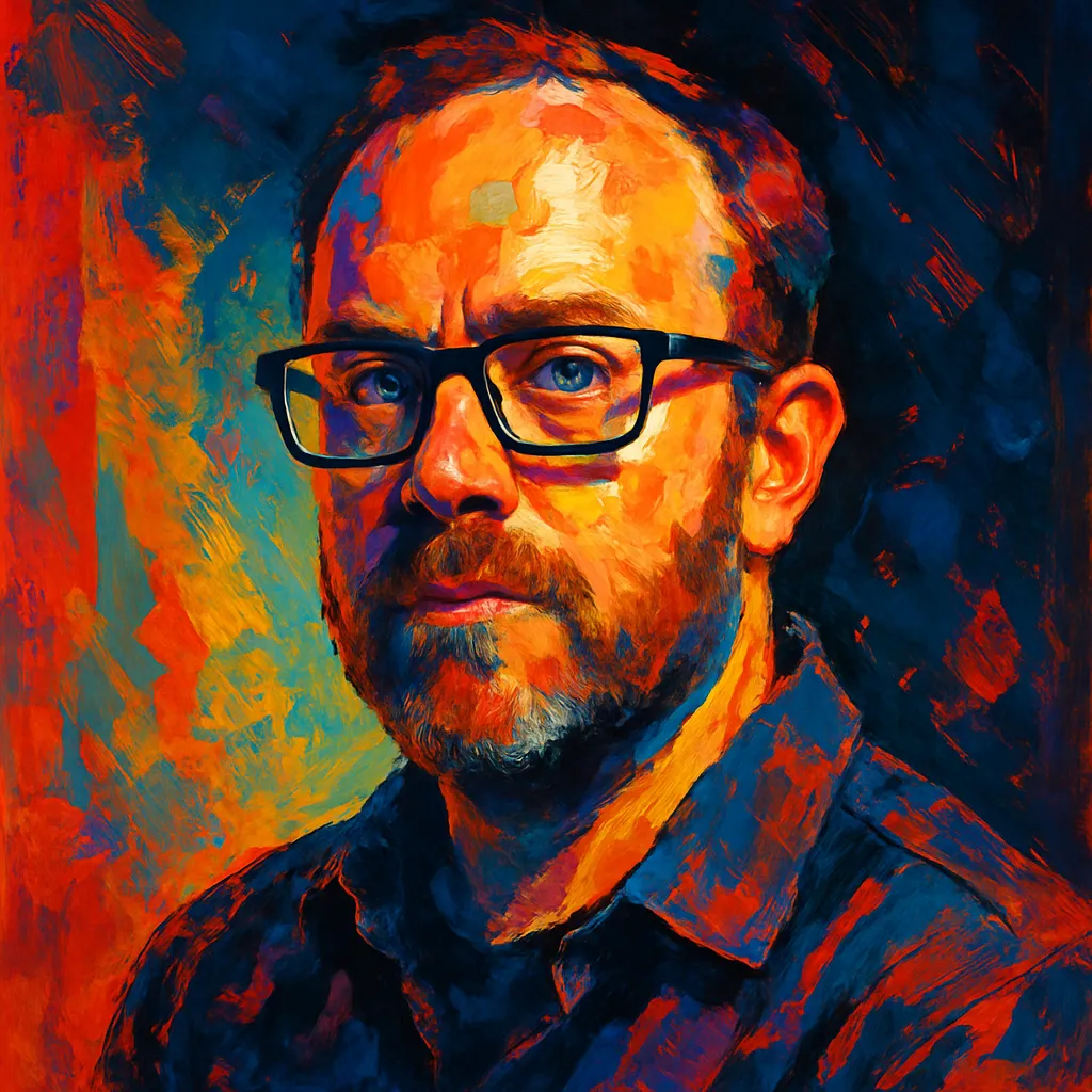 Artistic portrait of Angus MacLane