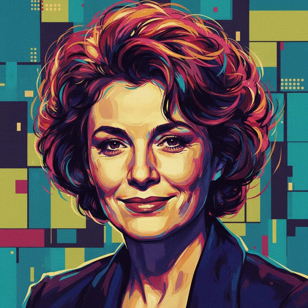 Artistic portrait of Annie Girardot