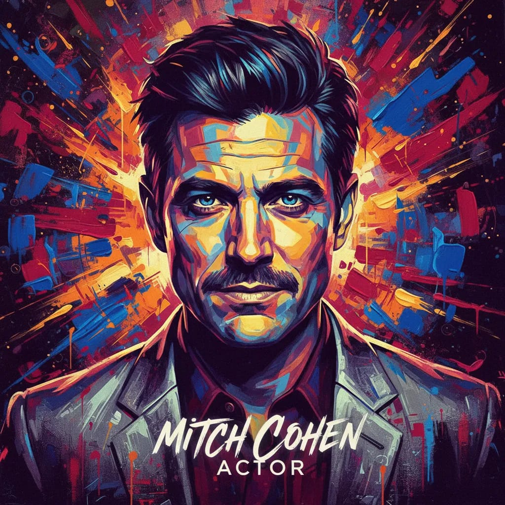 Artistic portrait of Mitch Cohen