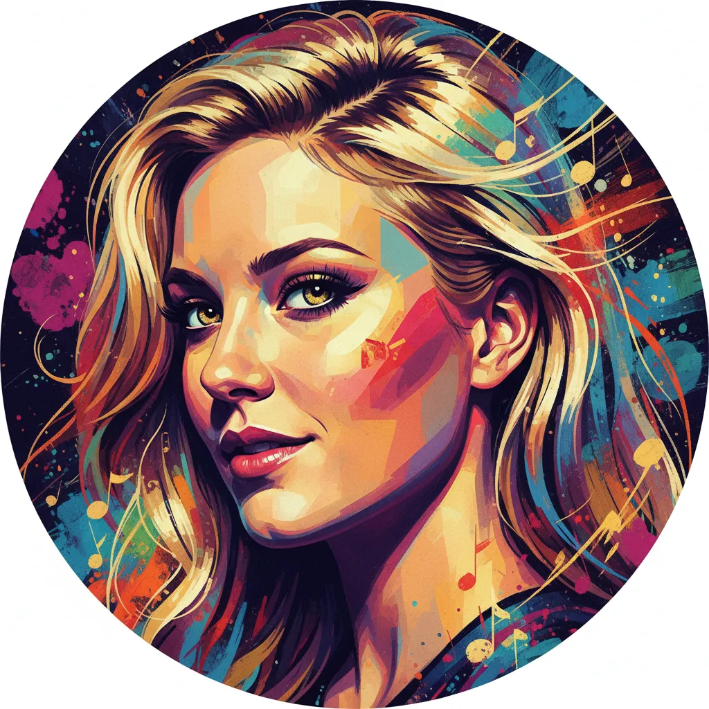 Artistic portrait of Brittany Snow