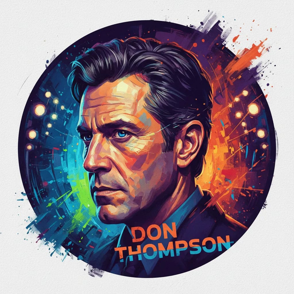 Artistic portrait of Don Thompson