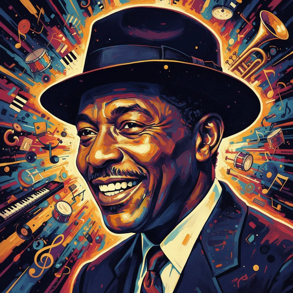 Artistic portrait of Scatman Crothers