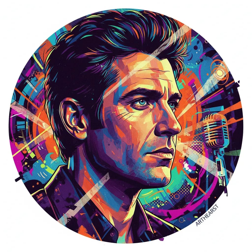 Artistic portrait of Rick Hearst