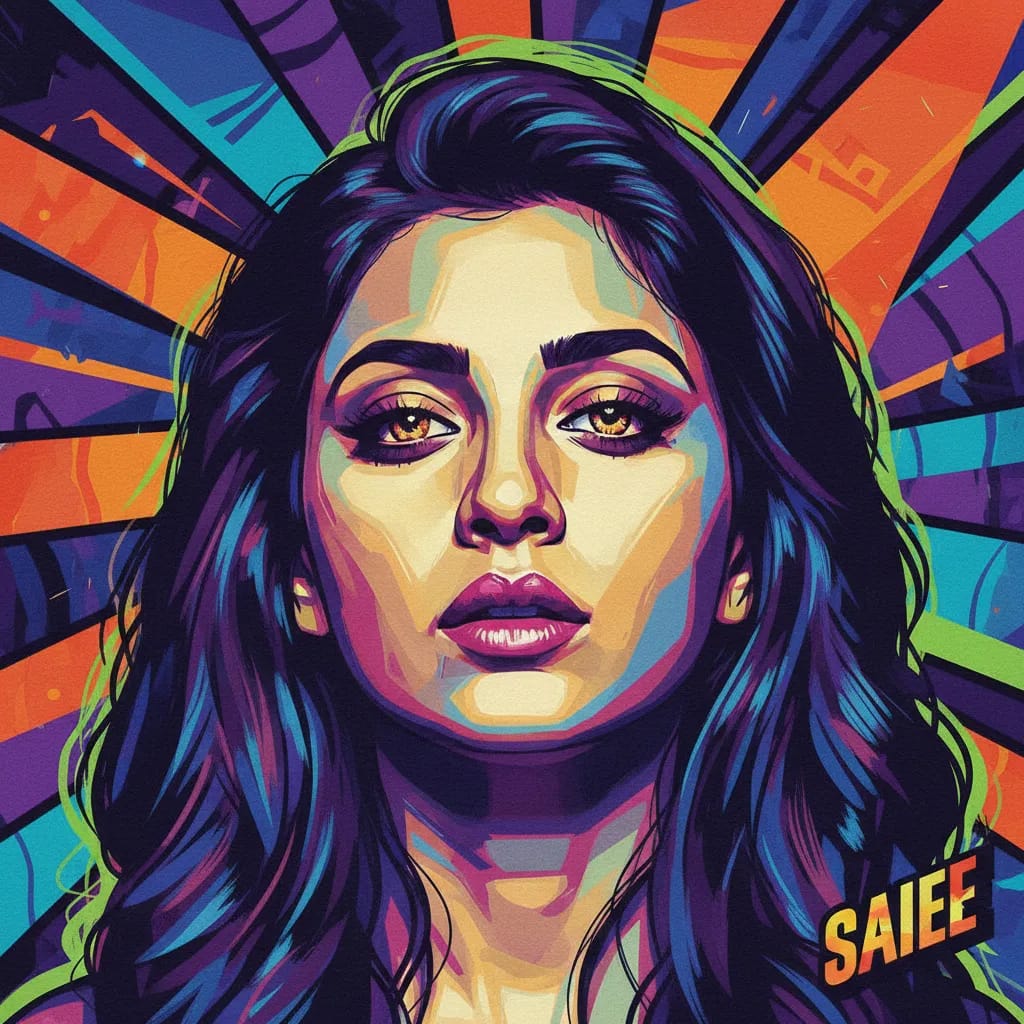 Portrait of Saiee Manjrekar