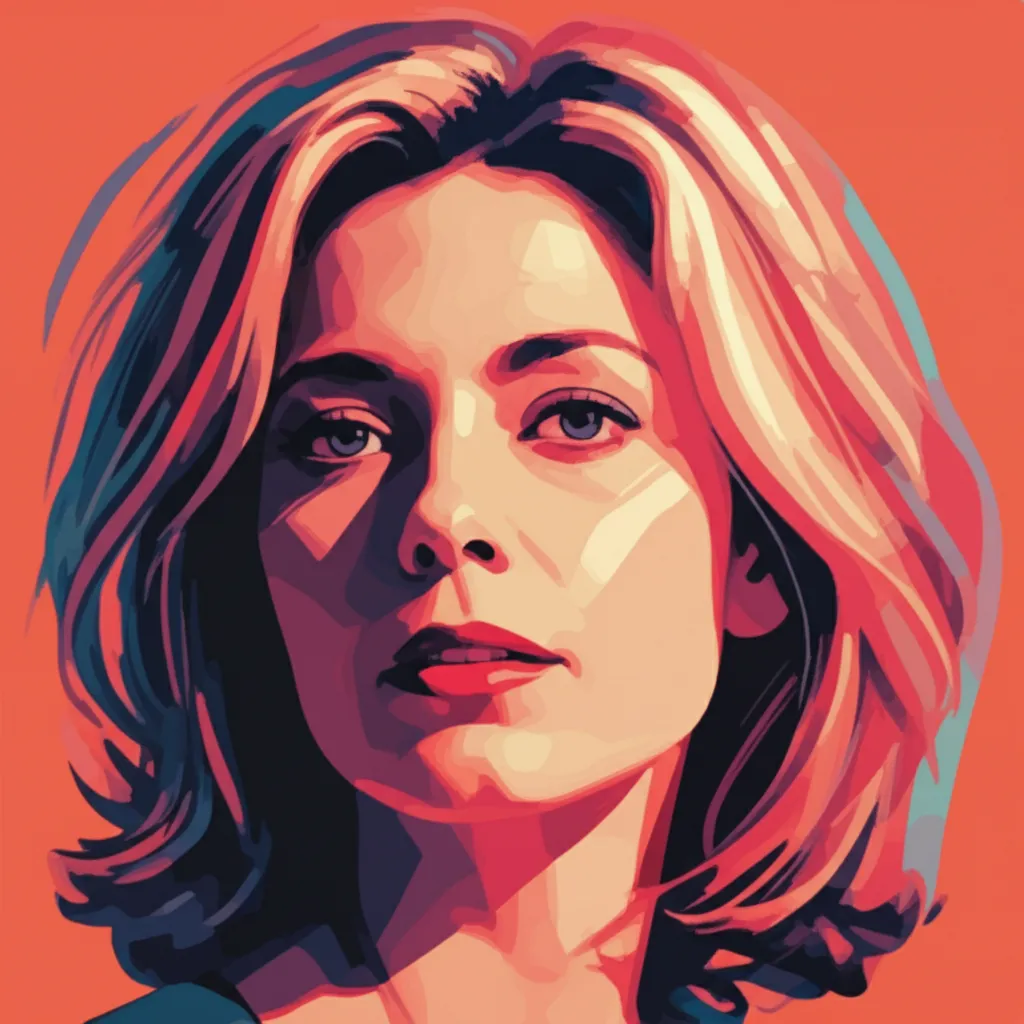 Artistic portrait of Kate Hodge