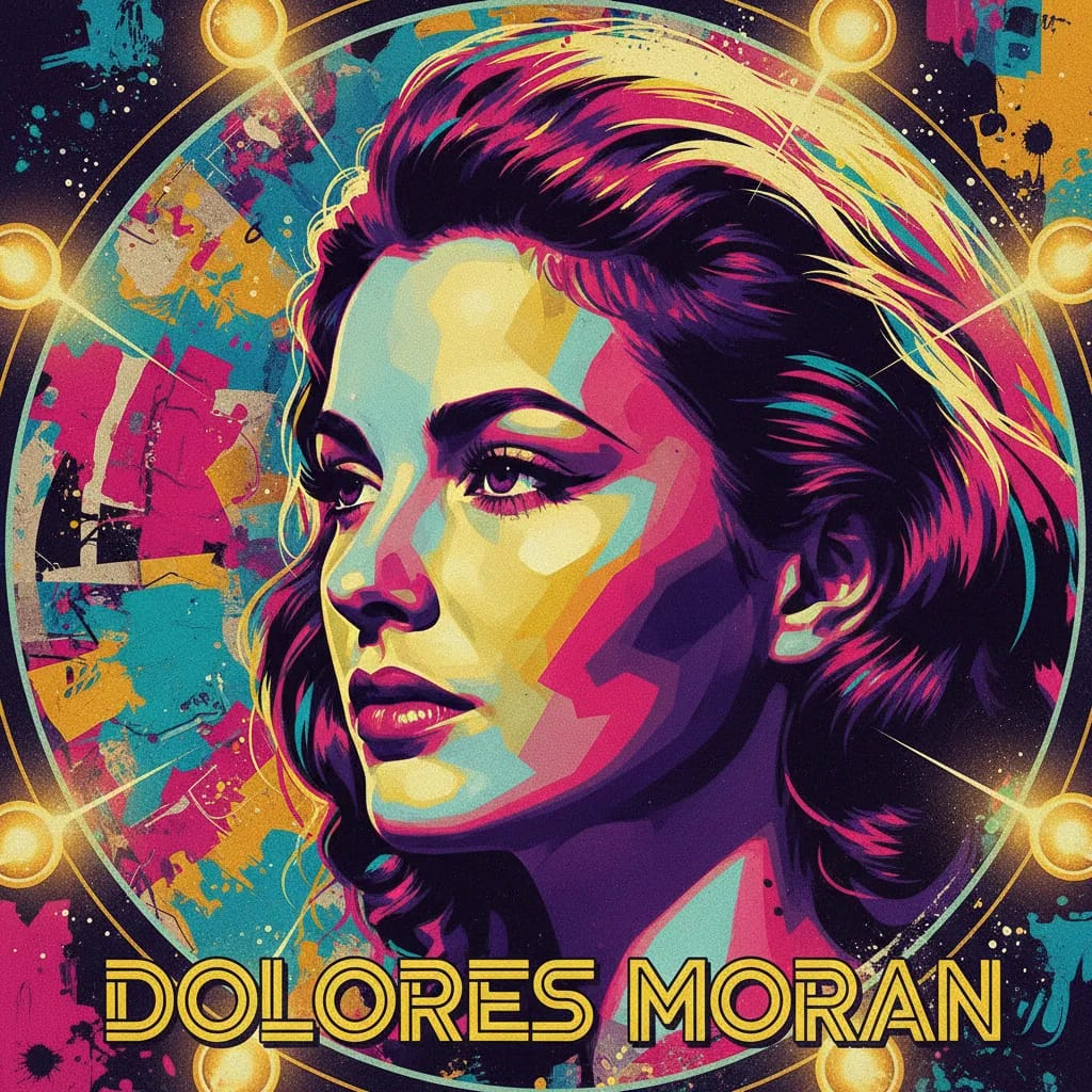 Artistic portrait of Dolores Moran