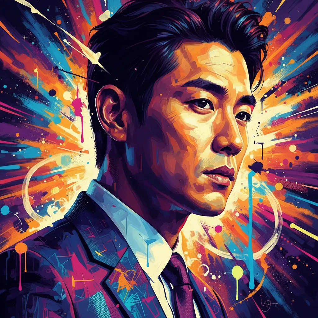 Artistic portrait of Si Won Choi