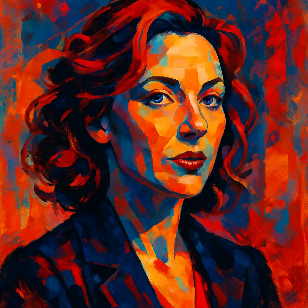 Artistic portrait of Julie LeBreton