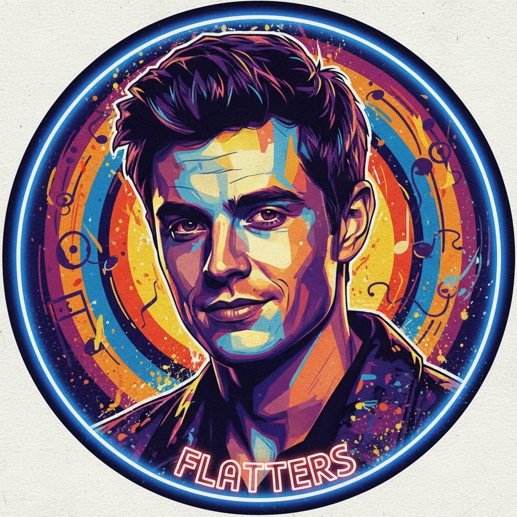 Artistic portrait of Jamie Flatters