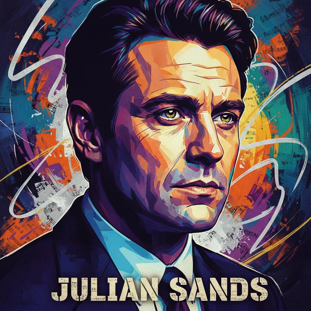 Artistic portrait of Julian Sands