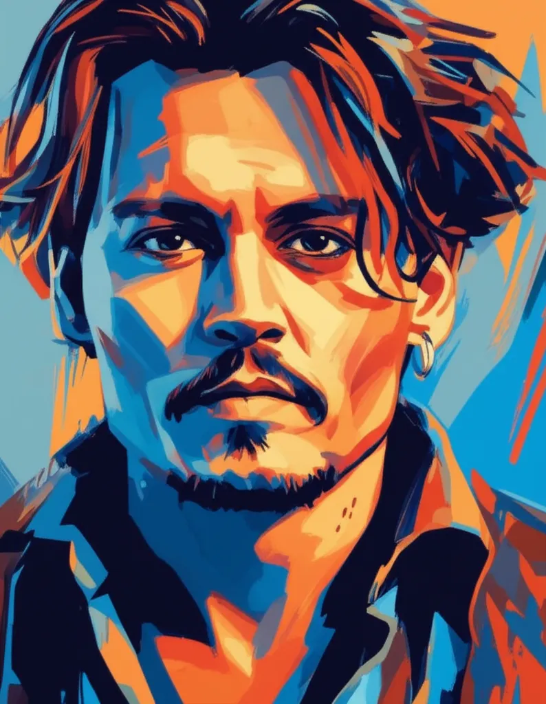 Portrait of Johnny Depp