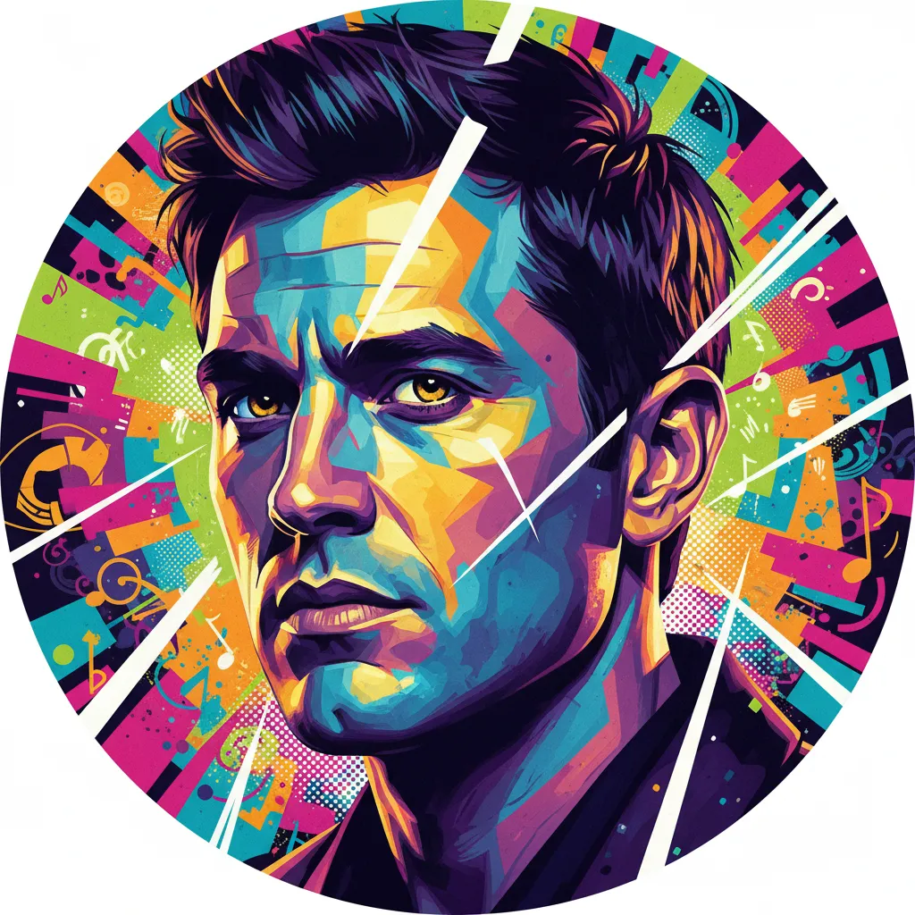 Artistic portrait of Eric Johnson