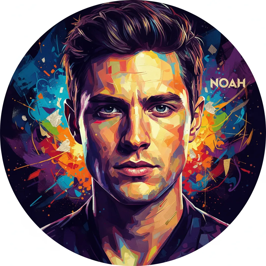Artistic portrait of Noah Lomax