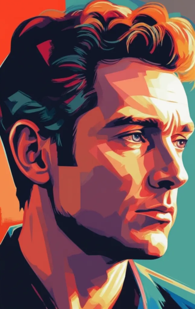 Artistic portrait of Michael Gill
