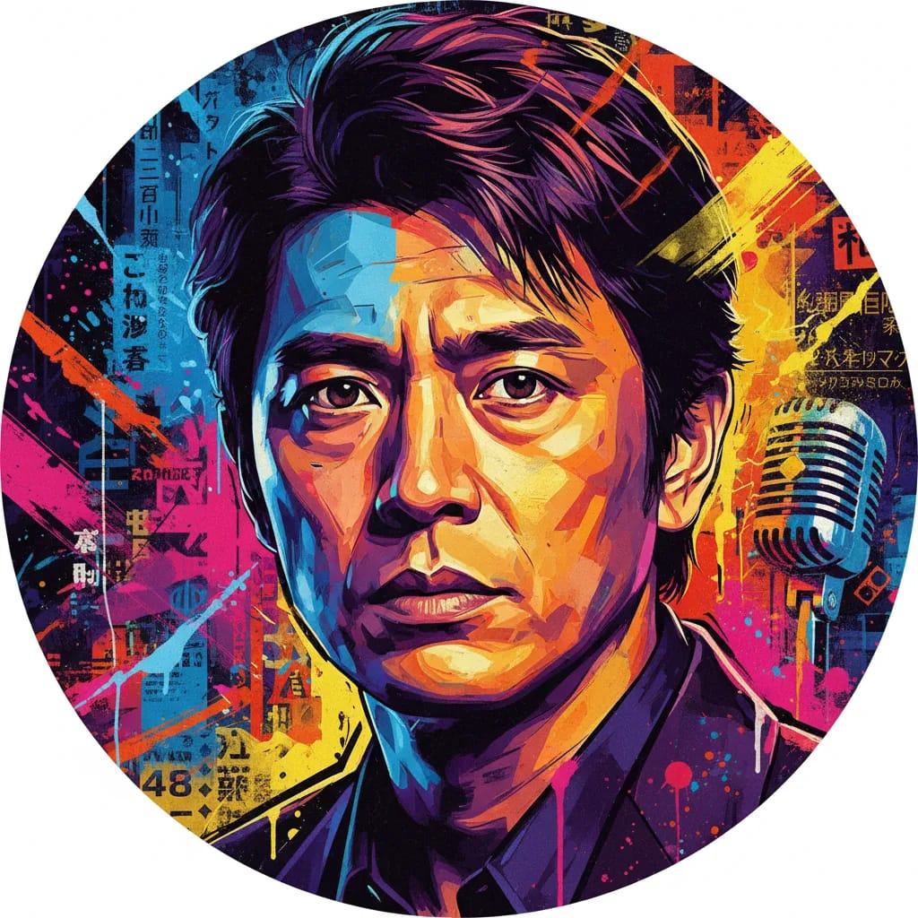 Artistic portrait of Masaharu Satô