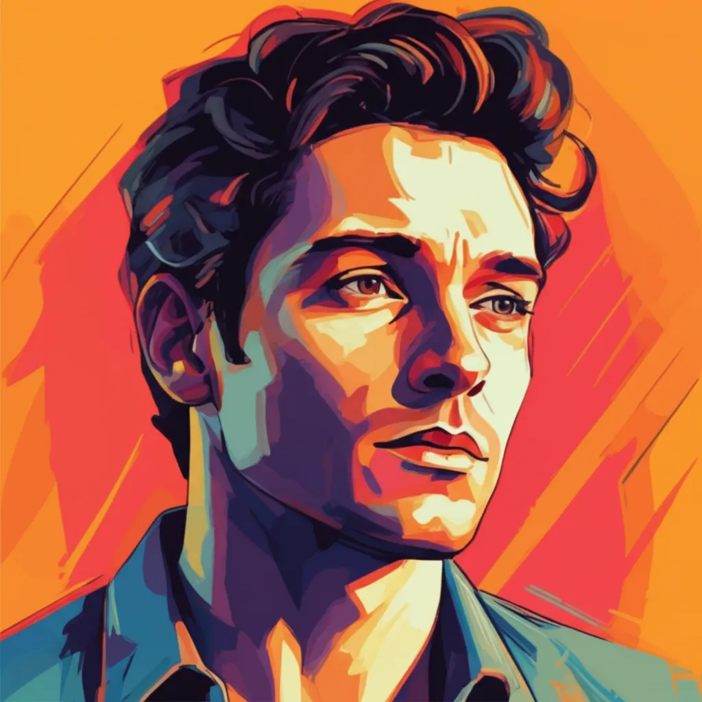Artistic portrait of Dominic Cooper