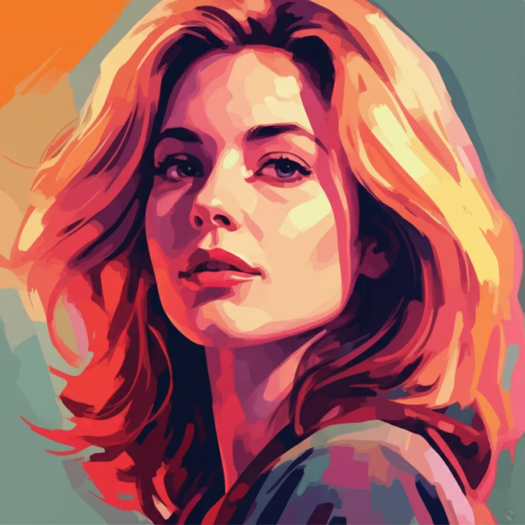 Artistic portrait of Judie Aronson